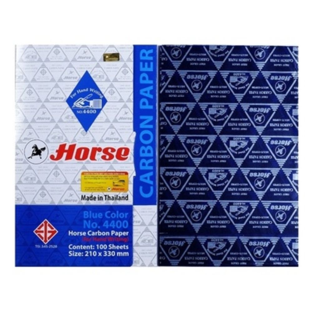 Giấy carbon Thái Horse xanh/đen